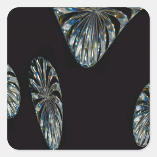 Irish Design -The Crystal Collection Square Sticker