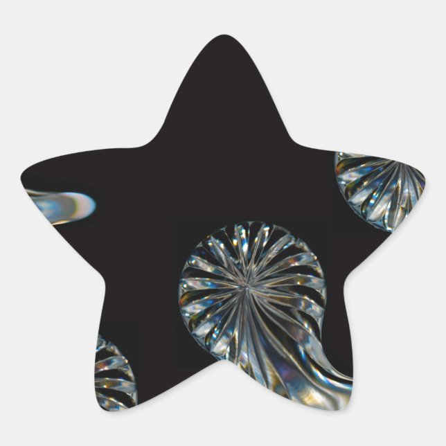 Irish Design-The Crystal Collection Star Sticker (Front)