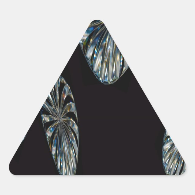 Irish Design -The Crystal Collection Triangle Sticker (Front)