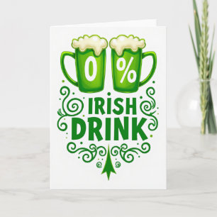 Irish Drink 00 Festivity Card
