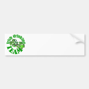 Irish drinking team bumper sticker