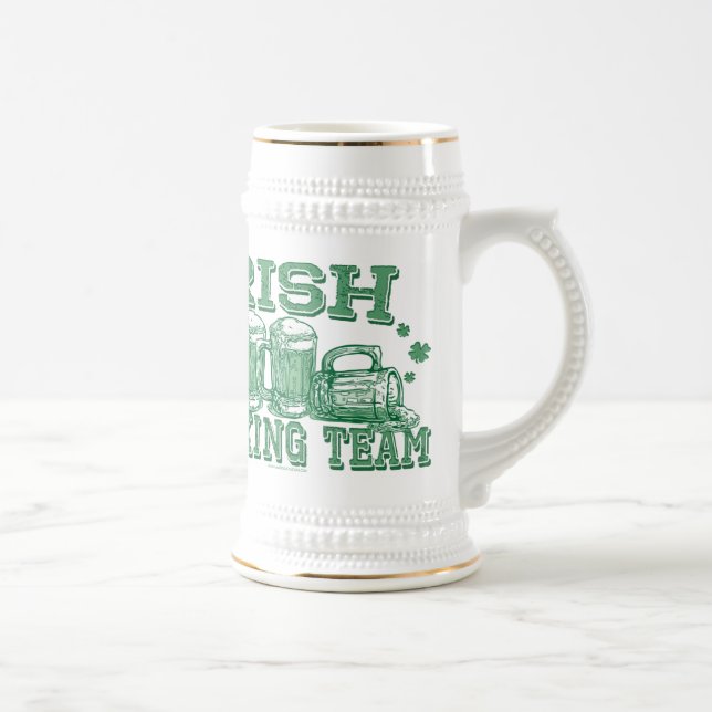 Irish Drinking Team Gear Beer Stein (Right)