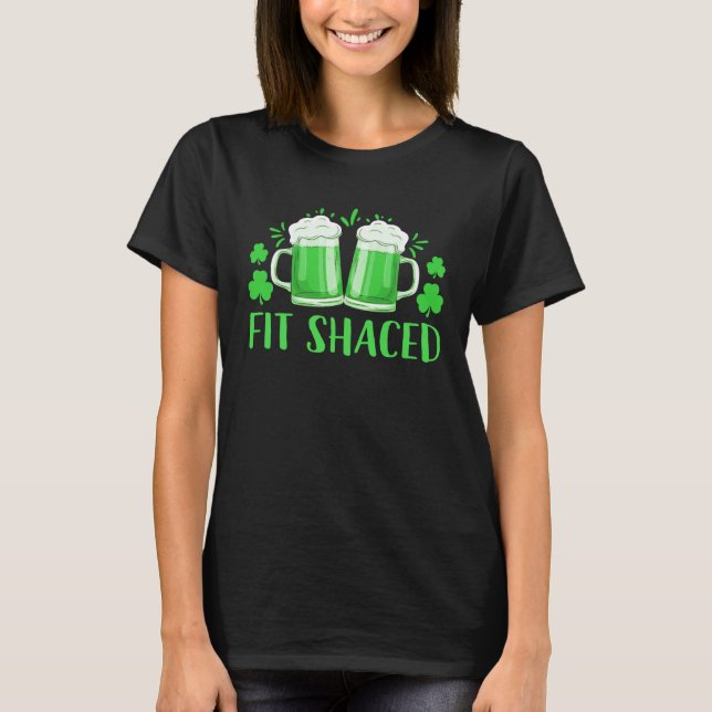 Irish Drinking Team Men St Paddys day Fit Shaced W T-Shirt (Front)