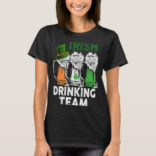 Irish Drinking Team St Patrick's Day Men Women Lep T-Shirt