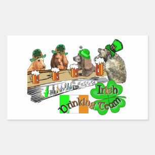 Irish Drinking Team St Pats Sticker
