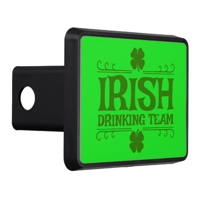 Irish Drinking Team Trailer Hitch Cover (Right)