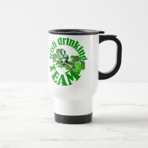 Irish drinking team travel mug