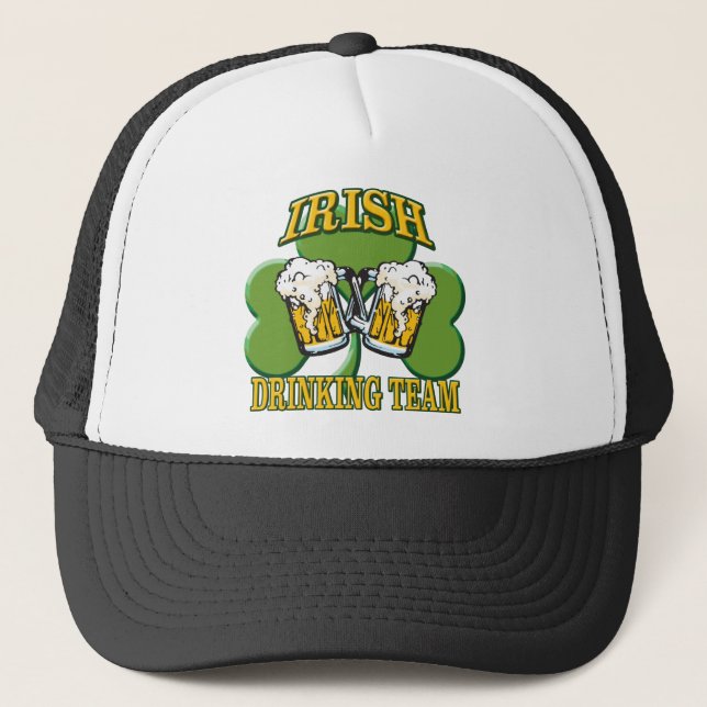 Irish Drinking Team Trucker Hat (Front)