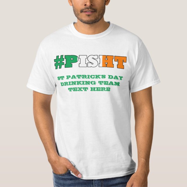 Irish drunk St Patricks day T-Shirt (Front)