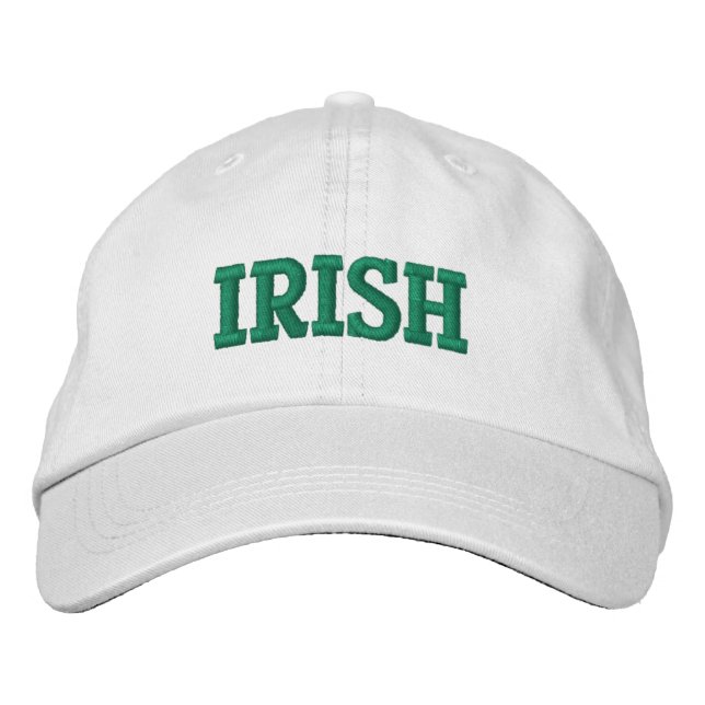 IRISH EMBROIDERED HAT (Front)