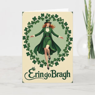 Irish Emerald Elegance Card