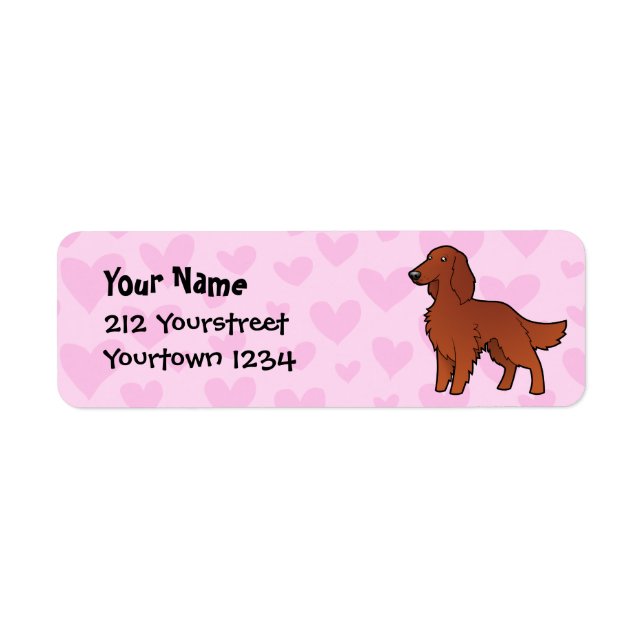 Irish / English / Gordon / R&W Setter Love (Front)