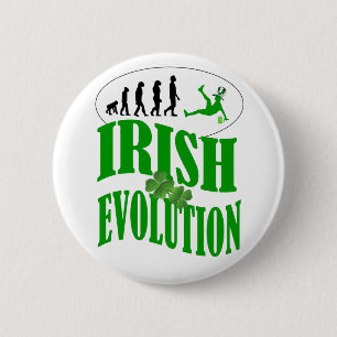 Irish evolution 2 inch round button