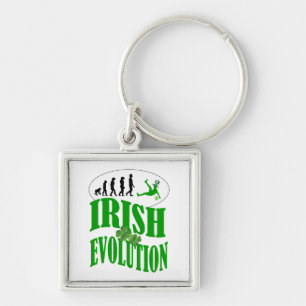 Irish evolution keychain