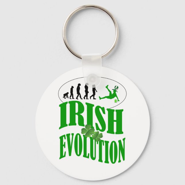 Irish evolution keychain (Front)