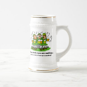 Irish eyes are smiling beer stein