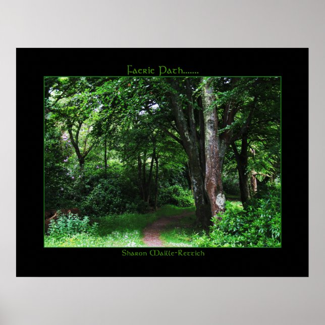 Irish Faerie Path Poster Print (Front)