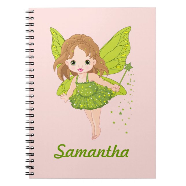 Irish Faery Princess St. Patricks Day Notebook (Front)