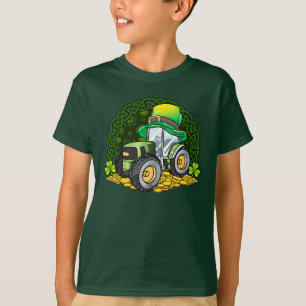 Irish Farmer Tractor St Patricks Day Ireland Farm T-Shirt