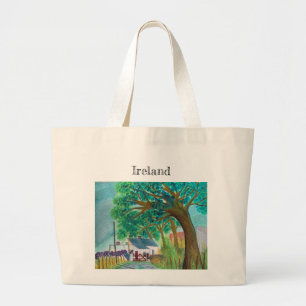 Irish Farmhouse Large Tote Bag