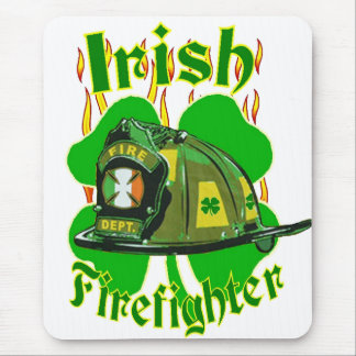 Irish firefighter mouse pad