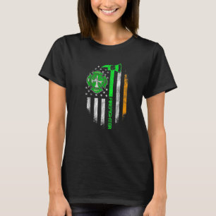Irish Firefighter St Patricks Day Shirt Fireman Pr