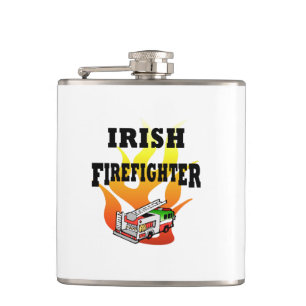 Irish Firemen Hip Flask
