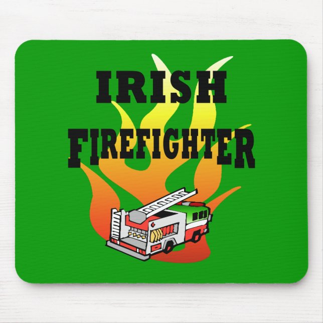 Irish Firemen Mouse Pad (Front)