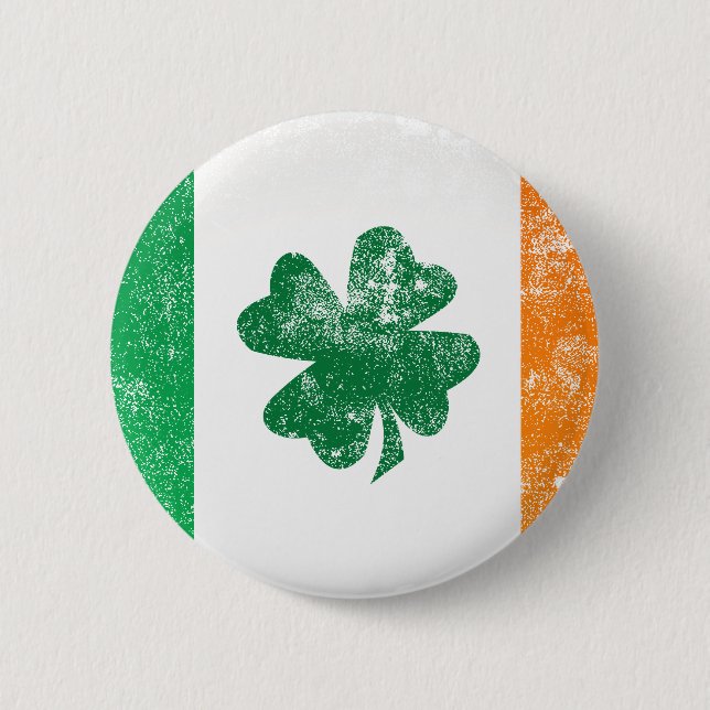 Irish Flag 2 Inch Round Button (Front)