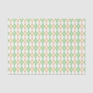 Irish Flag Argyle Tissue Paper