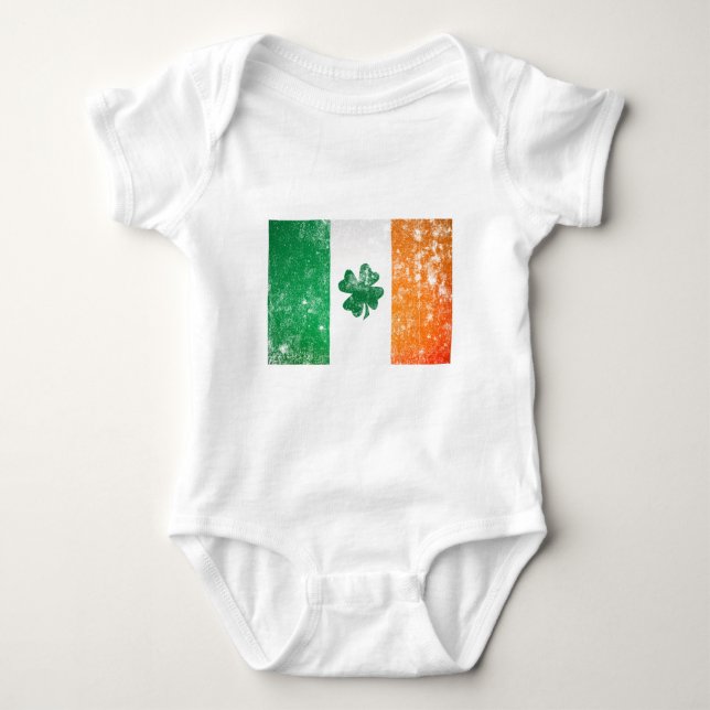 Irish Flag Baby Bodysuit (Front)