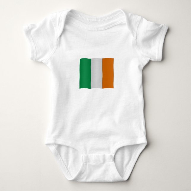Irish flag baby bodysuit (Front)
