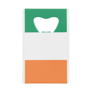 Irish Flag bocnt Credit Card Bottle Opener