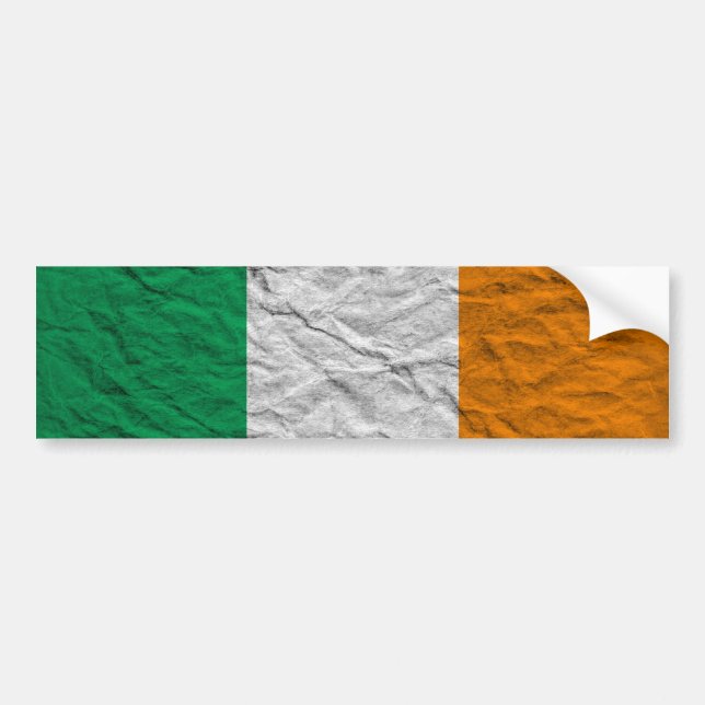 irish flag bumper sticker (Front)
