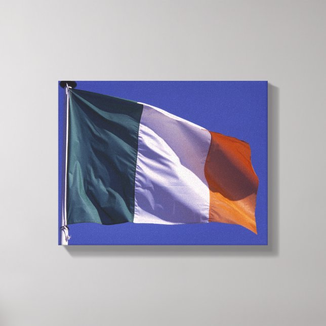 Irish flag canvas print (Front)