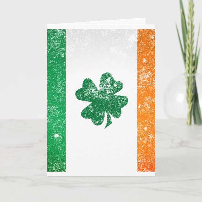 Irish Flag Card (Front)