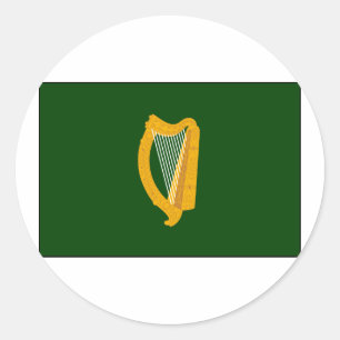 Irish Flag Classic Round Sticker
