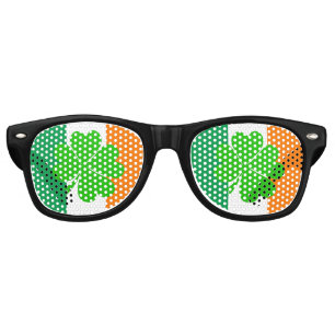 Irish Flag & Clover St Patricks Day /shades Retro Sunglasses