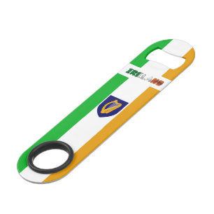 Irish flag-coat of arms bar key