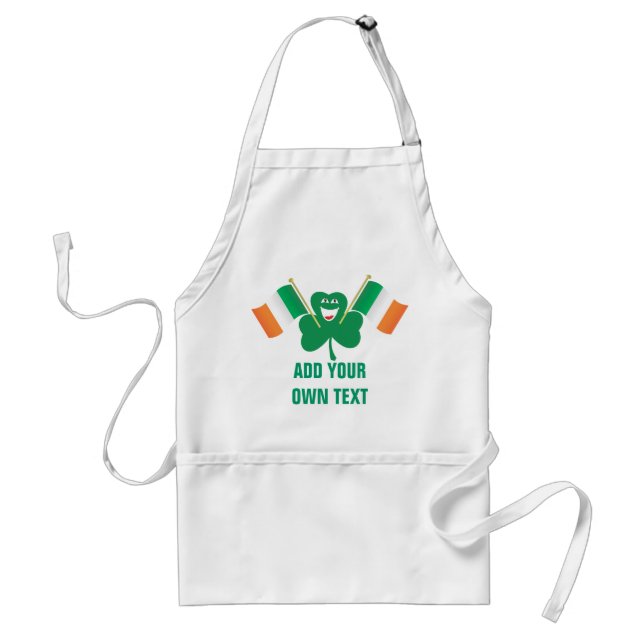 Irish Flag Create Your Own Standard Apron (Front)
