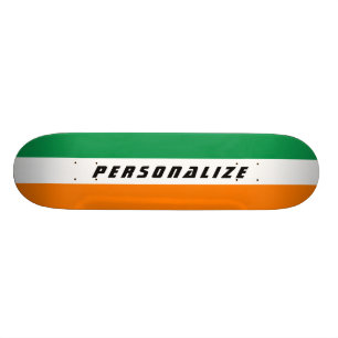 Irish flag custom design skateboard deck