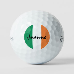 Irish Flag Custom Name tmtp5 gbcnt Golf Balls