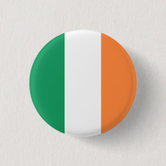 Irish Flag, Flag of Republic of Ireland 1 Inch Round Button