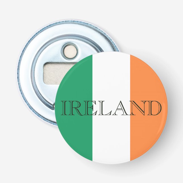 Irish Flag Ireland bocnt Bottle Opener (Front)