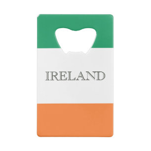 Irish Flag Ireland bocnt Credit Card Bottle Opener