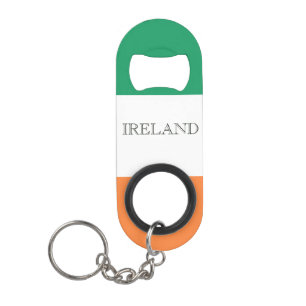 Irish Flag Ireland bocnt Keychain Bottle Opener