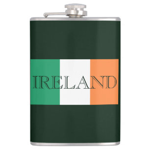Irish Flag Ireland flcn Hip Flask