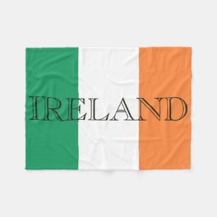 Irish Flag Ireland Fleece Blanket arc1