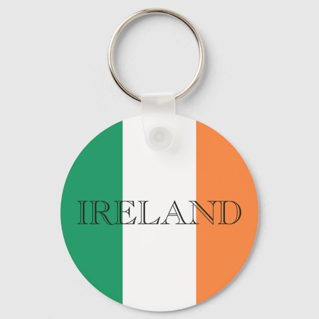 Irish Flag Ireland kccnt Keychain (Front)