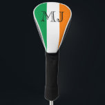 Irish Flag Ireland Monogram Driver Cover<br><div class="desc">Show your Irish pride with this Irish flag design driver cover. Customize this cover with your monogram.</div>